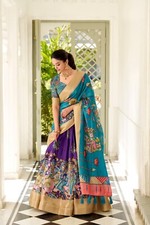 Indian Wedding Wear Dola Silk Lehenga Choli With Designer Dupatta For Women
