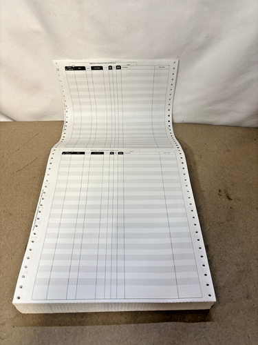 Dot Matrix Continuous Feed "MASTER PRODUCTION SCHEDULE" Paper 200 Sheets - 第 1/4 張圖片