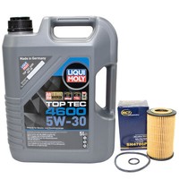 MotoröL Set 5W-30 5 Liter + ÖLfilter SH 4786 P FüR Renault Kangoo Express