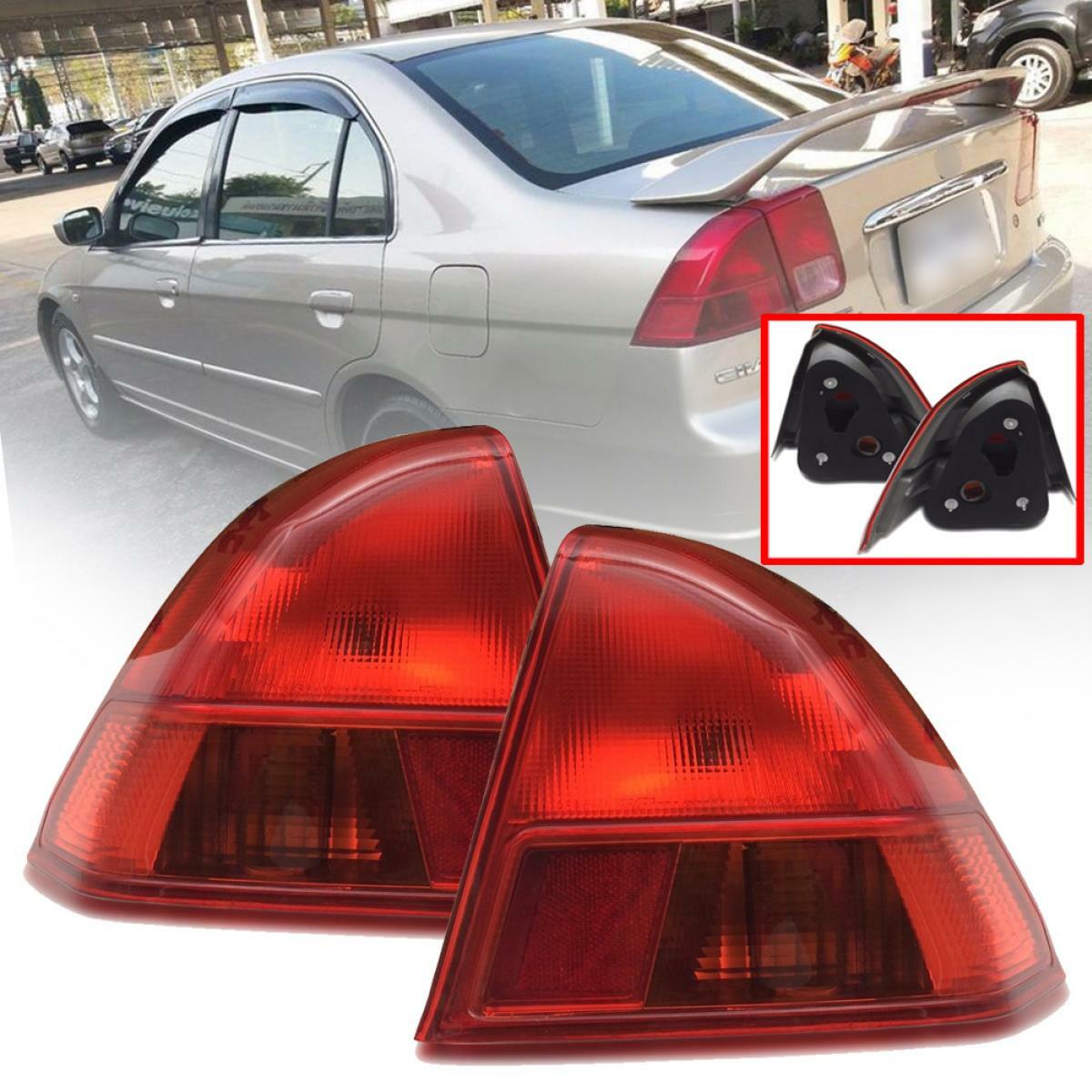 Tail Lights Rear Lamp Pair For Honda Civic Es Dimension Sedan 2001