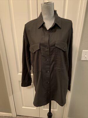 Ugg Ladies Kimya Long Sleeve Button Top Size Medium