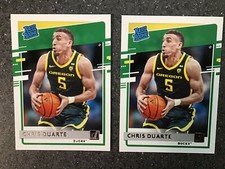 2021-22 Chronicles Draft Picks #43 Donruss Rated Rookie Chris Duarte Lot of 2