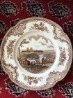 12 Antique Johnson Bros English Porcelain Plates — photo 1