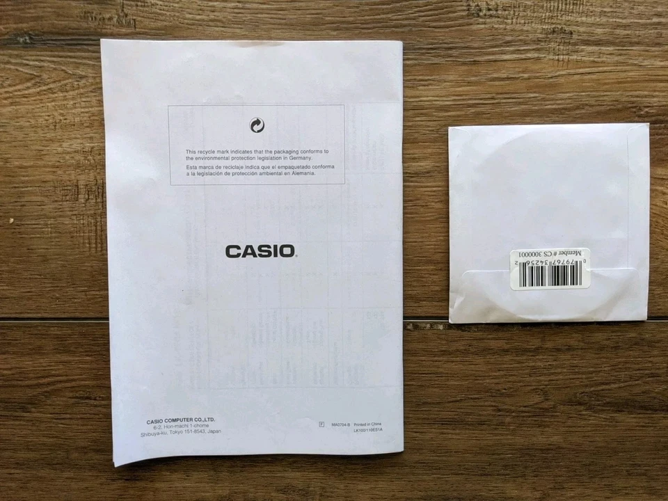 Casio LK100 LK110 Users Guide Keyboard DVD Songbook INS2 - Image 2 of 4