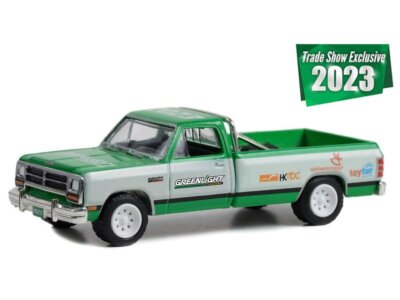 DODGE D-350 - Trade Show Exclusiv - 1990 - green / white - Greenlight 1:64