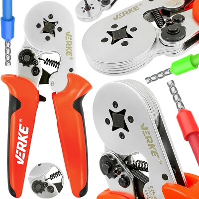 Quadrios 22T014 22T014 - Set Di Pinze Crimpatrici, Manicotti Piatti - Foto 10