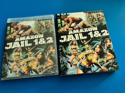 AMAZON JAIL 1 & 2 (Blu-ray + Slipcover, Vinegar Syndrome) Factory Sealed
