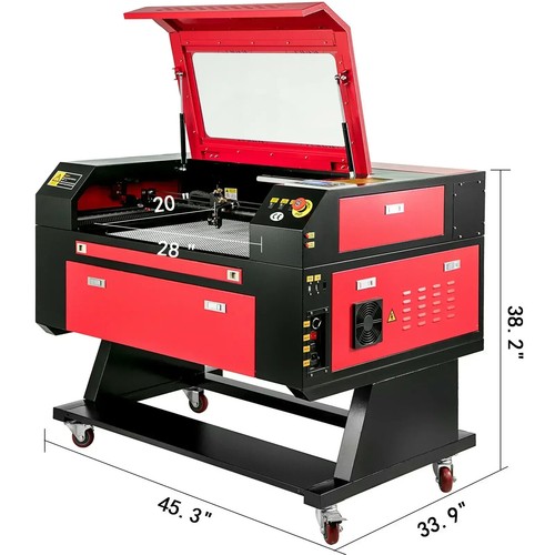 VEVOR 130W/100W/80W/60W CO2 Laser Graviermaschine CNC Schneidemaschine lightburn - Bild 29 von 30