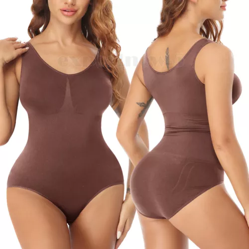Shapewear Body Tank Tops Damen Bauchkontrolle Taille Trainer Ganzkörper Shaper - Bild 23 von 41