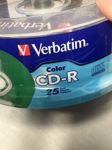 verbatim 25 pack CD R discs 700 MB 80 MIN 52X colored - Picture 4 of 4