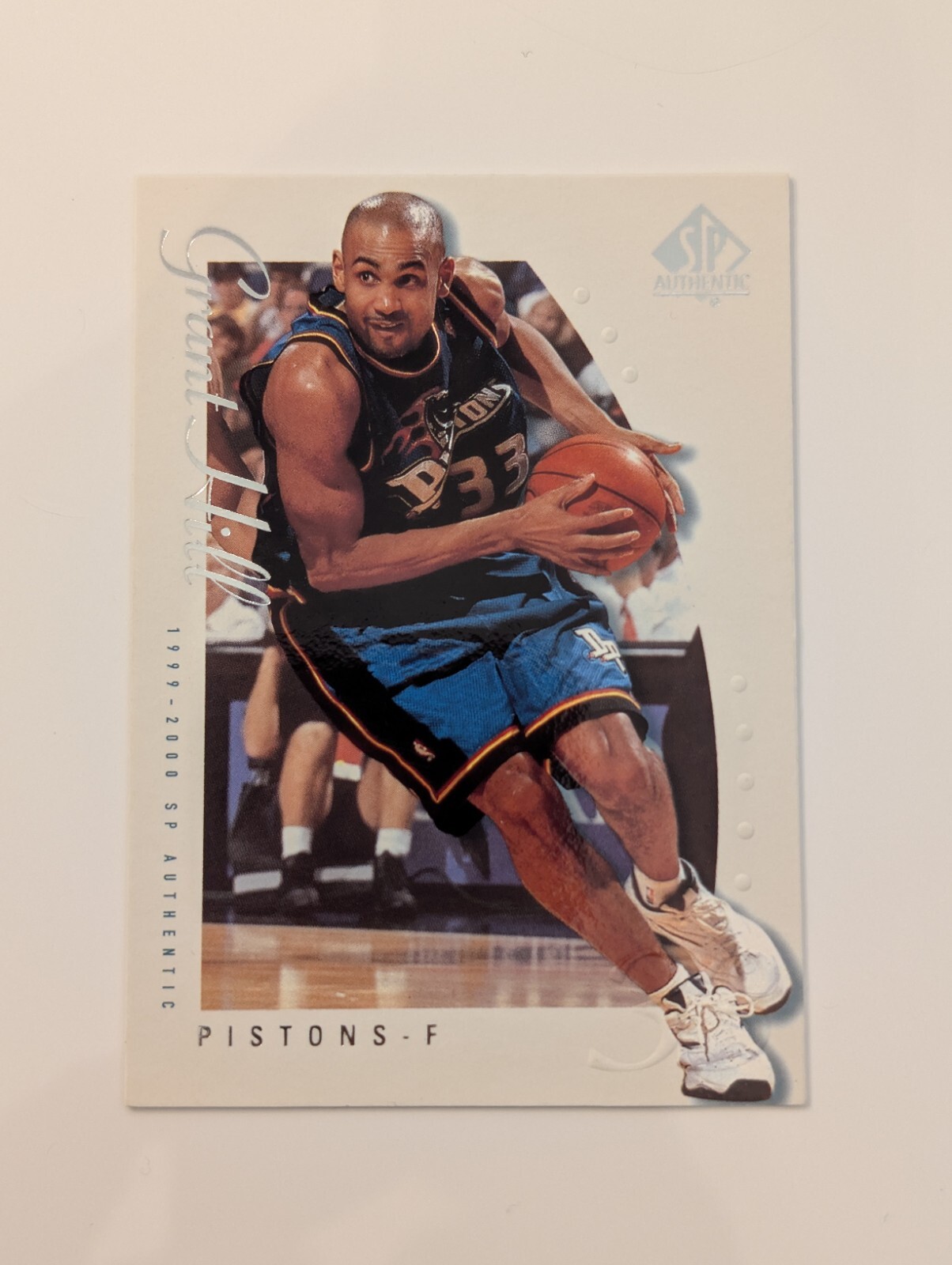 GRANT HILL 1999-2000 Upper Deck SP Authentic #22 NBA Detroit Pistons NM