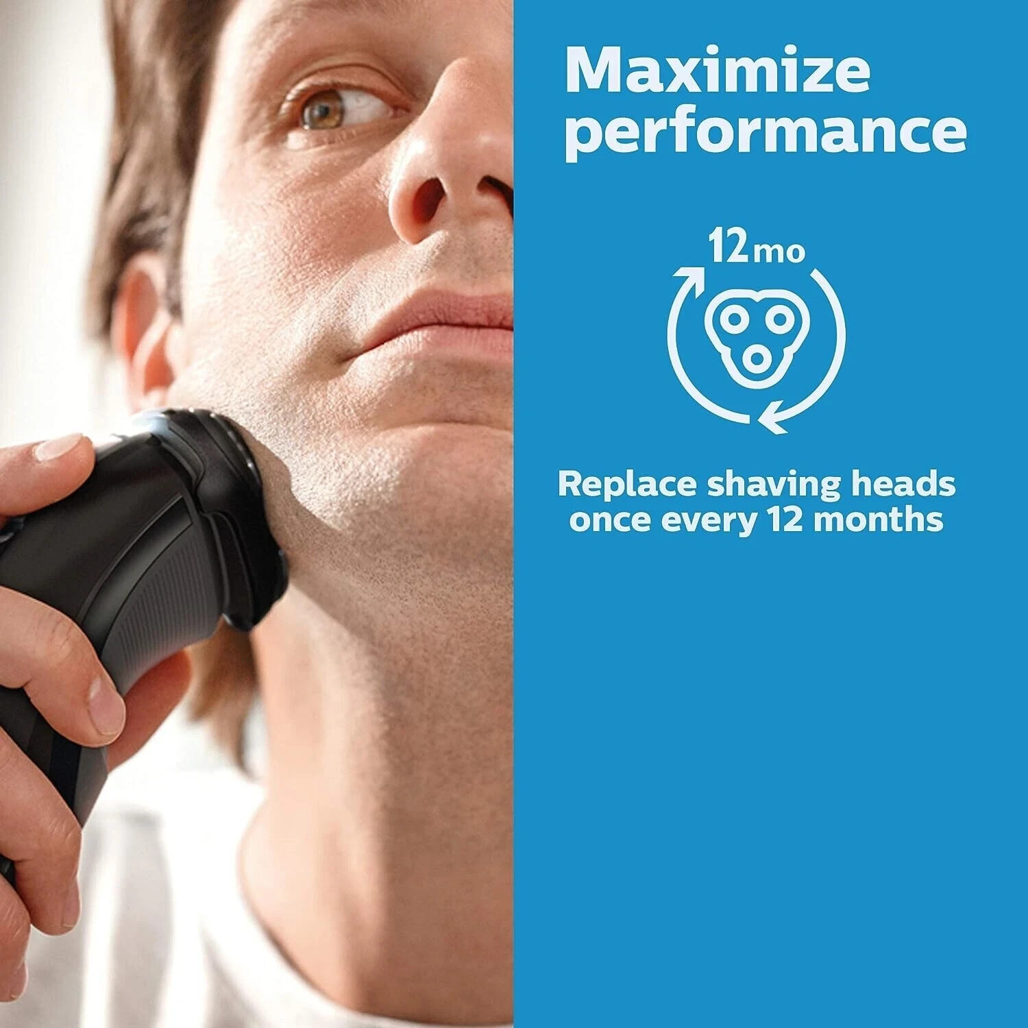 Philips SH30/50 Shaving Heads Compatible with Norelco Shaver 1000, 2000, 3000