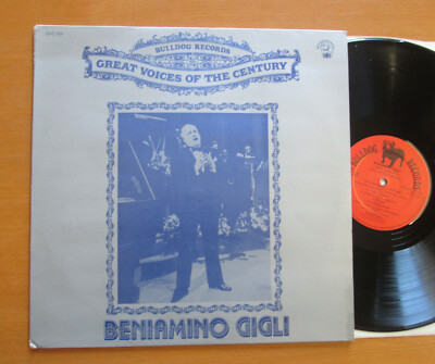 GVC 500 Beniamino Gigli Great Voices Of The Century EXCELLENT Bulldog Records LP