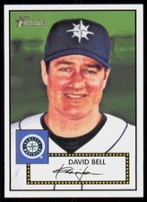2001 Topps Heritage Red Back David Bell Seattle Mariners #222