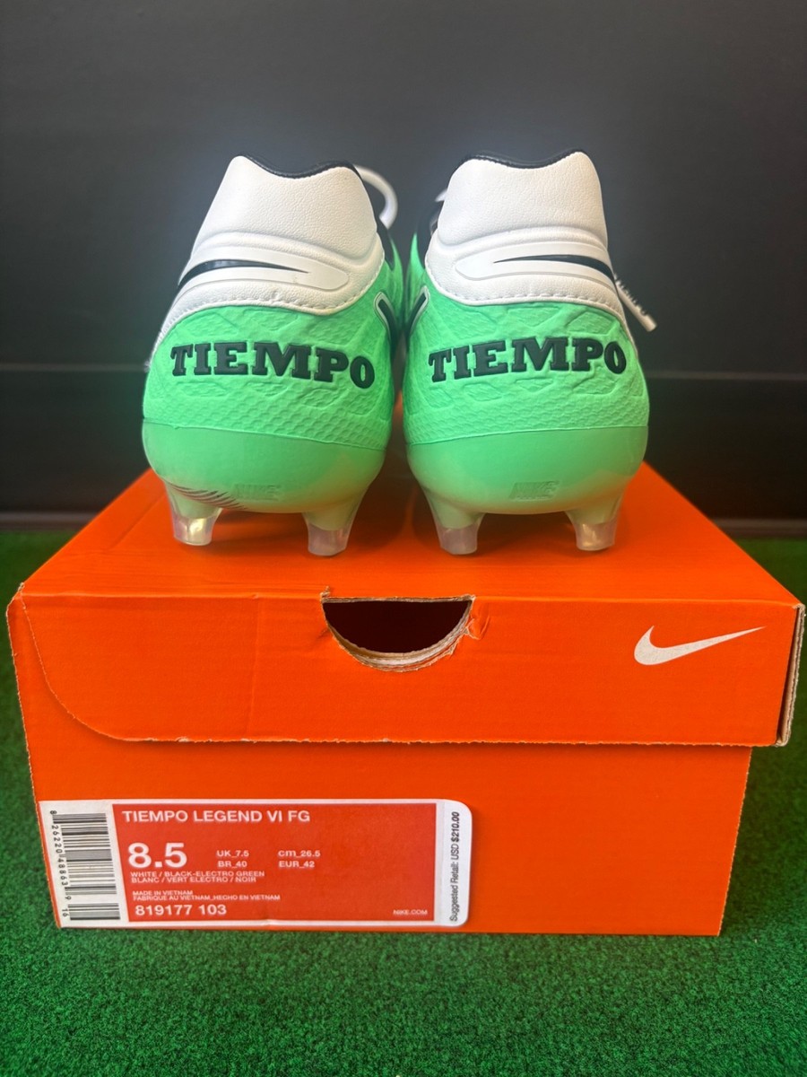 Nike Tiempo Legend VI FG Colorway White/Lime Green | eBay