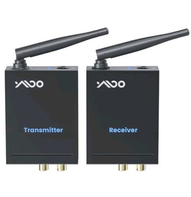 2.4GHz Wireless Audio Transmitter Receiver (1 TX+1 RX), 20ms Ultra Low Latency