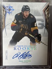 2021-22 Ultimate Collection Rookie Auto Paul Cotter /299