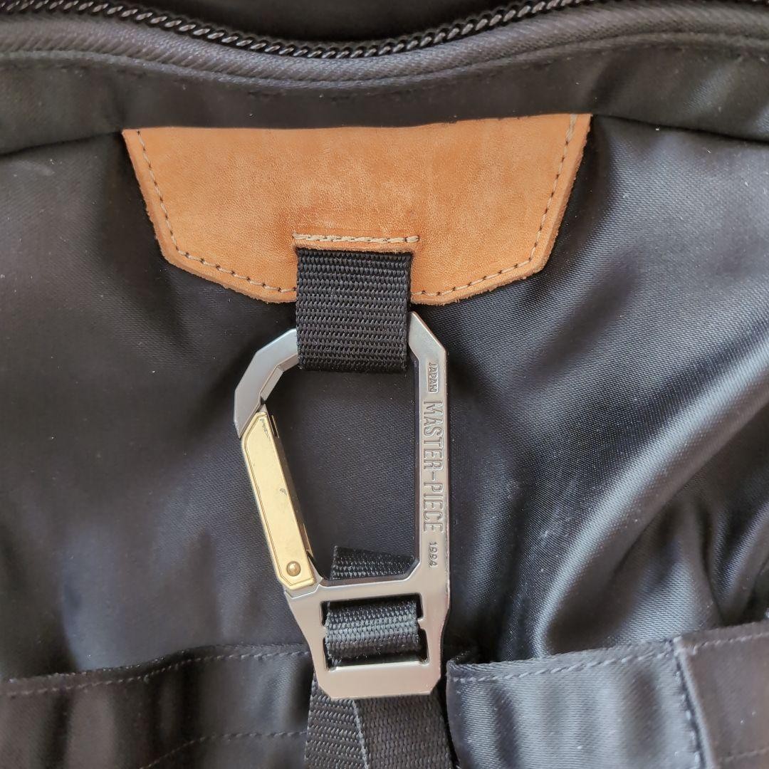 Master-Piece Black Nylon Backpack Adjustable Stra… - image 4