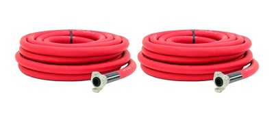 Jackhammer Rubber Air Hose Assembly with 3/4'' Universal (Chicago) Couplings - 50