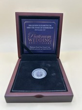 Platinum One Pound Coin 8 Grams  Commemorating Wedding Anniversary Of QEII 2138.36 per troy oz
