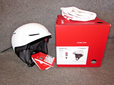   2026 NEW! Atomic Revent Lite Ski Snowboard Helmet Medium White 55-59cm NEW! ~