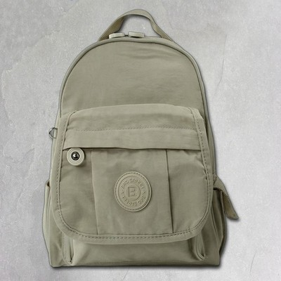 Bag Street Rucksack Crinkle Nylon beige trendiger Damen Cityrucksack ORJ201C