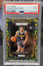 2023 Prizm #133 Julian Strawther King Snake PSA 9 MINT RC Nuggets SSP