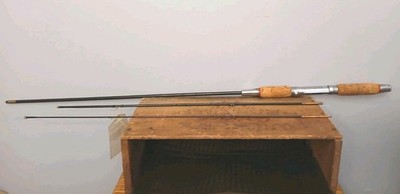 bristol fishing pole 7' Bristol Fly Fishing Pole Rod Horton Mfg Co USA Fiberglass w/Brass Eyes  NOS