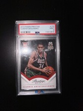 2013-14 Panini Prestige PSA 9 Giannis Antetokounmpo #175 Rookie Card. rookie card picture