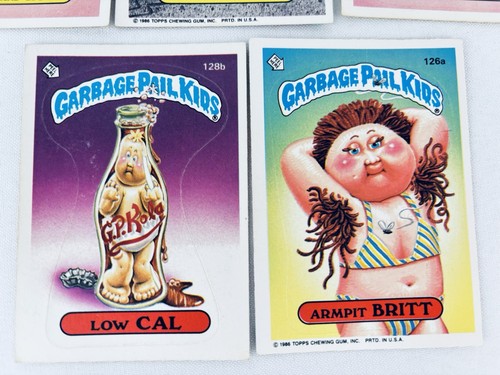 Vintage 1986 Garbage Pail Kids Sticker - Topps GPK Cards Lot Of 5 Rose Oak Cal - Bild 4 von 7