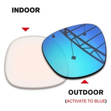Transition Clear to Blue Replacement Lenses for Ray-Ban Meta Gen1 RW4006 50mm