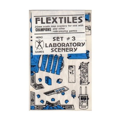 Hero Games Hero & Champions 2nd E  Flex Tiles - Set #3 ''Laboratory Scene Bag VG