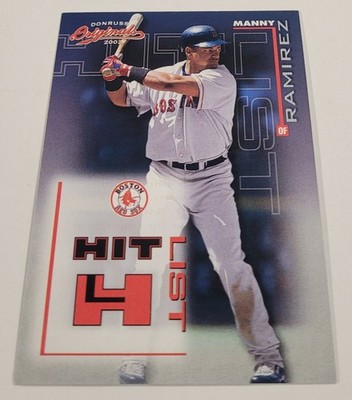 2002 Donruss Originals Hit List #18 Manny Ramirez /1500 Boston Red Sox