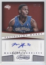 2013-14 Panini Timeless Treasures Sapphire 35/49 Maurice Harkless #4 Auto 4j4