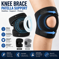 Knee Brace Support Neoprene Patella Stabilizing Compression Straps Adjustable US