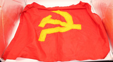 TT1103: Kommunistische - Stofffahne - Hammer und Sichel