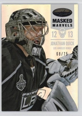2012-13 Certified Marvels Mirror Hot Box /75 Jonathan Quick #102 18bz