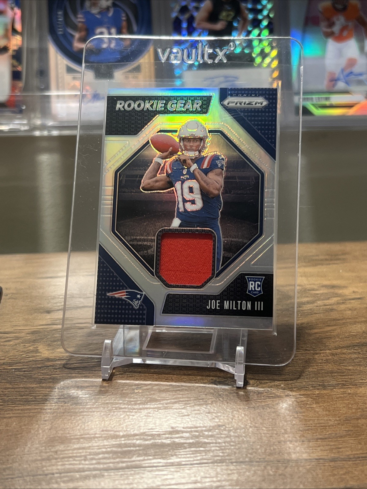 Joe Milton III 2024 Prizm Football Silver Rookie Gear Patch