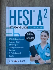 HESI A2 Study Guide 2025-2026 Unused 9798338177556