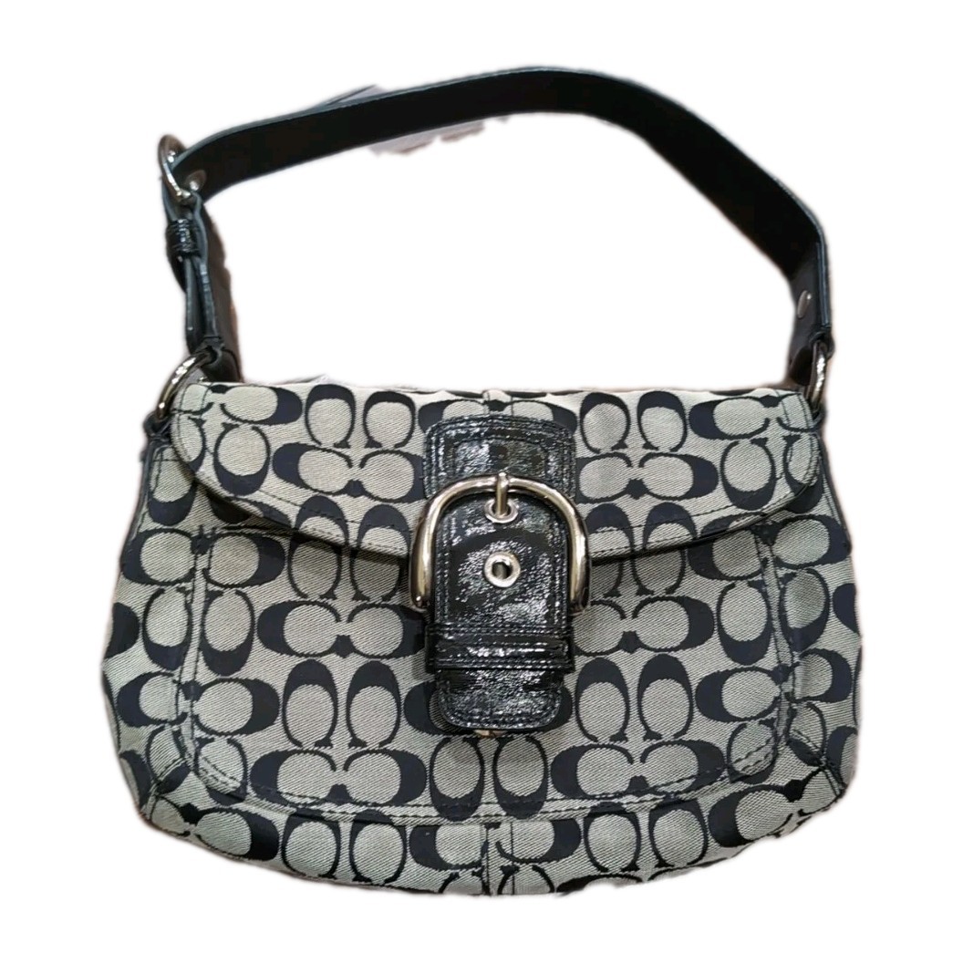 Vtg Coach Signature Soho Shoulder Hobo Bag Purse Y2K - NO