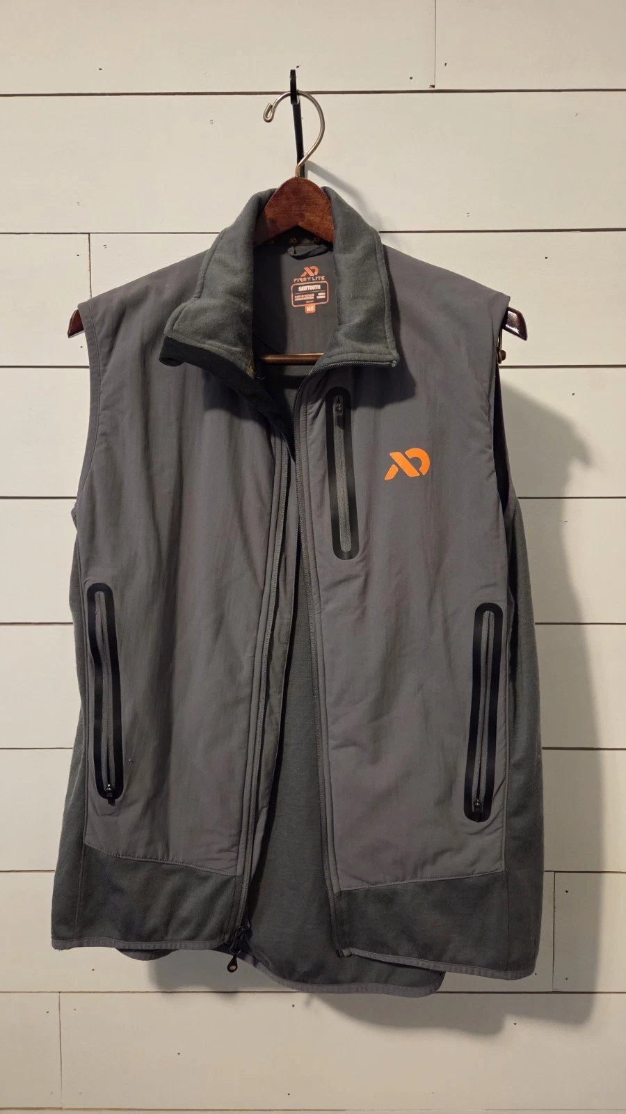 First Lite Sawtooth Vest HUNTING FISHING OUTDOOR GREY Medium BOW