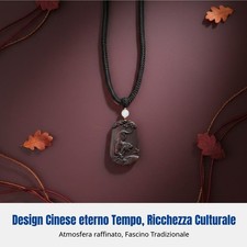 Ciondolo Tigre in legno di rosa, Decorazione auto Zodiaco, Inciso a mano