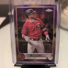 2022 Topps Chrome Sonic - Purple & Yellow Sonic Pulse #22 Josh Donaldson 130/299