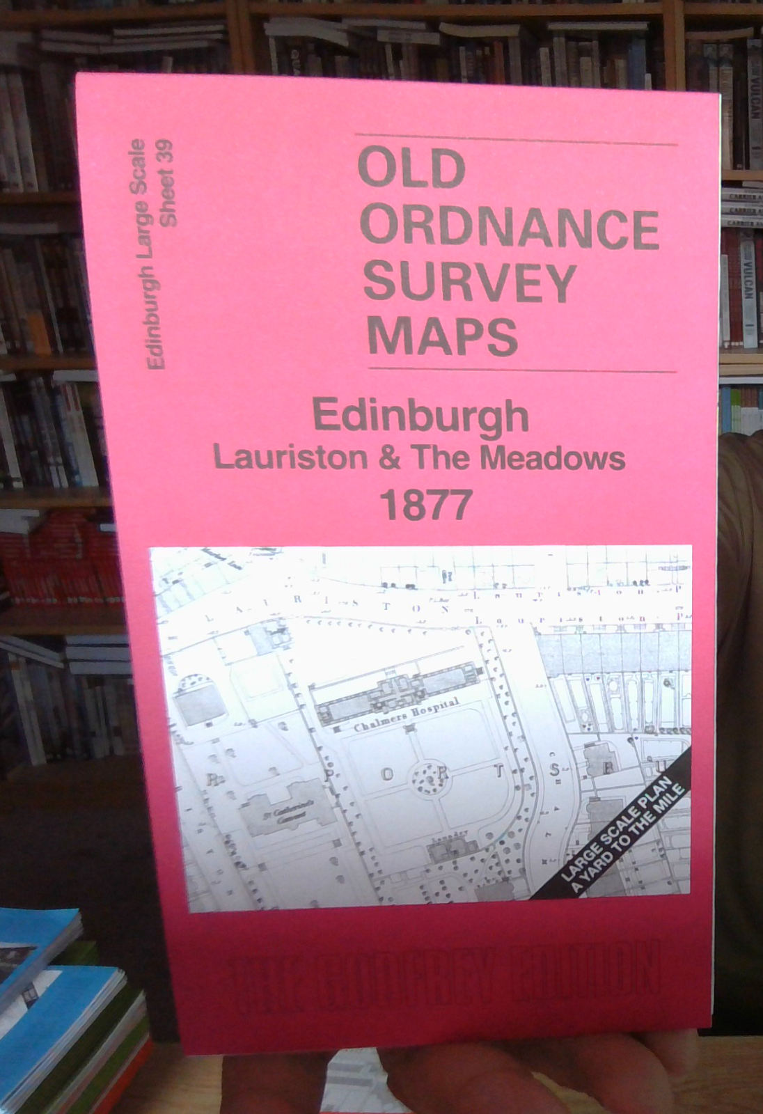 Edinburgh Lauriston & The Meadows 1877 Edinburgh Large Scale 39 by Alan Godfrey