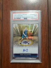 KON KNUEPPEL 2025-26 Topps Chrome Auto Issue RK Gold #33/50 #TAUR2-KK RC PSA 9