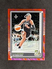 A’JA WILSON 2025 Panini Donruss WNBA #82 Red Lava /399 Las Vegas Aces