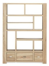 Next “Corsica” Room Divider / Bookcase – Light Oak Effect, Great Condition