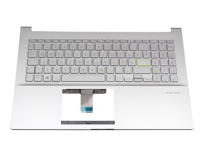 Asus VivoBook S15 S533FA original Tastatur inkl. Topcase DE (deutsch) silber/sil