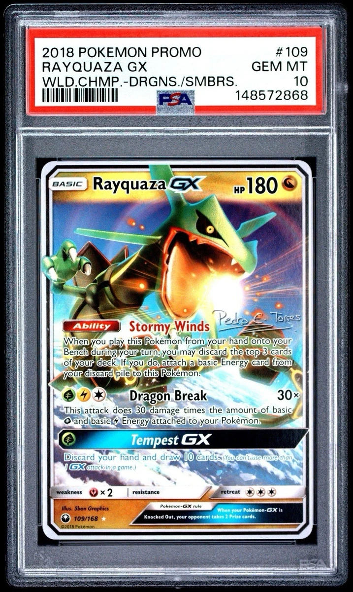 Rayquaza Pokémon TCG Professional Sports Authenticator (PSA) Grade