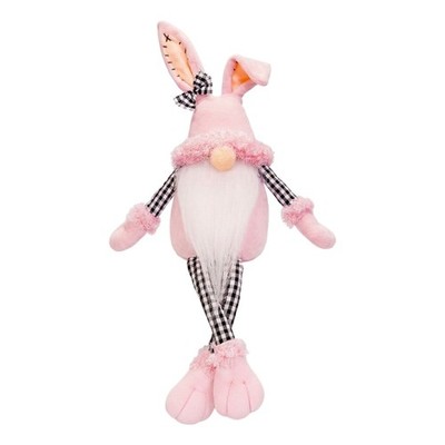 Plush Long Leg Easter Rabbit Doll Ornament for Kid Room Festival Celebration